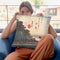 Autumn Moon Atishiyama Throw Pillow By Tesai Hokuba