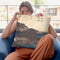 Rain At Karasakipine Tree Throw Pillow By Tesai Hokuba