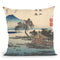 Returning Geese Atkatata Throw Pillow By Tesai Hokuba