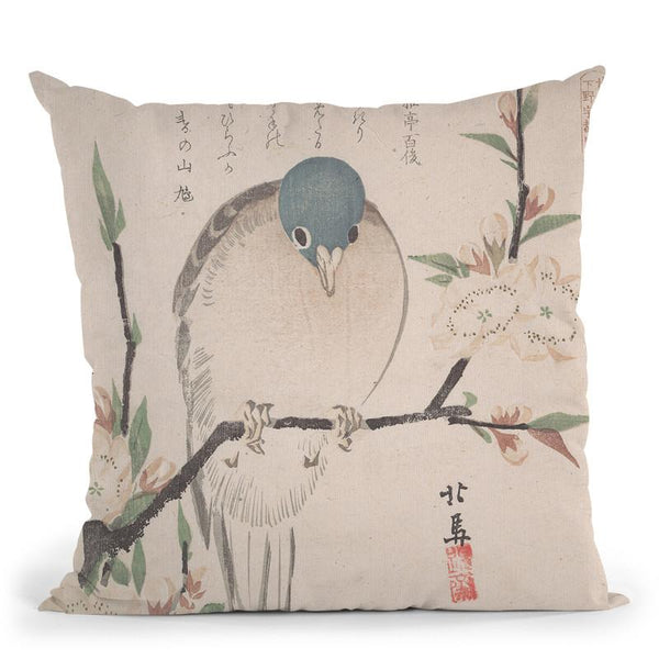Spring Rain Collection Throw Pillow By Tesai Hokuba