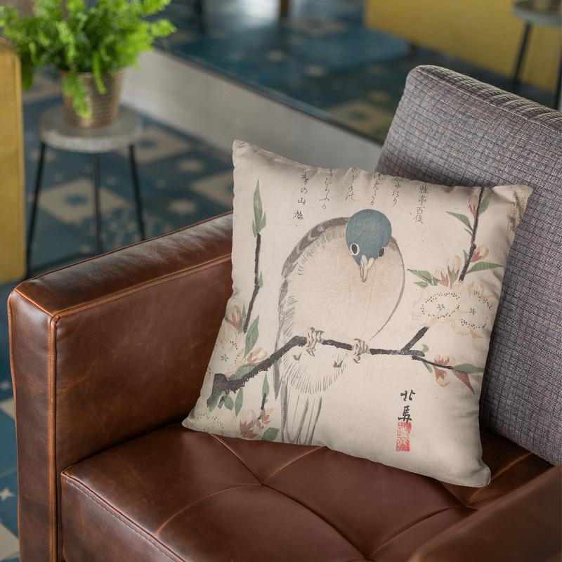 Spring Rain Collection Throw Pillow By Tesai Hokuba