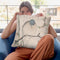 Spring Rain Collection Throw Pillow By Tesai Hokuba