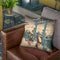 The Gionrinein Snow Throw Pillow By Tesai Hokuba