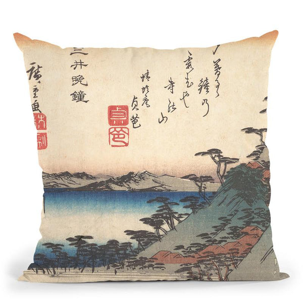 Bells At Miitemple Throw Pillow By Tesai Hokuba