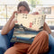 Clearing Weather Atawazu Throw Pillow By Tesai Hokuba