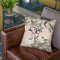 Marsh-Tits And Crabapple Flowers Throw Pillow By Tesai Hokuba