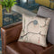 Mountain Dove Andpeach Flowers Throw Pillow By Tesai Hokuba