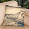 Evening Snow On Mount Hira Throw Pillow By Utagawa Hiroshige