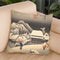 Evening Snow Throw Pillow By Utagawa Hiroshige