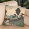 Akasaka Throw Pillow By Utagawa Hiroshige