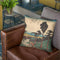 Akasaka Throw Pillow By Utagawa Hiroshige