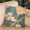 Goka No_, Higo Province Throw Pillow By Utagawa Hiroshige