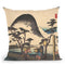 Hiratsuka, Nawate Do Throw Pillow By Utagawa Hiroshige