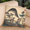 Hiratsuka, Nawate Do Throw Pillow By Utagawa Hiroshige