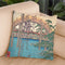 In The Kameido Tenjinrine Compound Throw Pillow By Utagawa Hiroshige