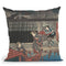 Aoyagi In Ryogoku Throw Pillow By Utagawa Hiroshige