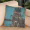 Kannondo, Abuto, Bingo Province Throw Pillow By Utagawa Hiroshige