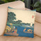 Kawasaki Throw Pillow By Utagawa Hiroshige
