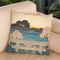Mimeguri Zutsumi Matsuchiyama Embo Throw Pillow By Utagawa Hiroshige