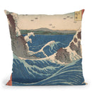 Naruto Whirlpool, Awa Province Throw Pillow By Utagawa Hiroshige
