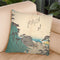 Okabe Throw Pillow By Utagawa Hiroshige