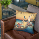 Arai, Tosen Throw Pillow By Utagawa Hiroshige