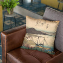 Otsu Throw Pillow By Utagawa Hiroshige