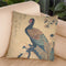 Pheasant With Chrysanthemums Throw Pillow By Utagawa Hiroshige