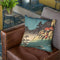 Reflections Of The Moon In The Ricefields Of Sarashina Ininshu Throw Pillow By Utagawa Hiroshige