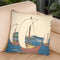 Arai Throw Pillow By Utagawa Hiroshige
