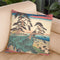Shinagawa Hakkei Zaka Throw Pillow By Utagawa Hiroshige