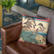 Shinagawa Hakkei Zaka Throw Pillow By Utagawa Hiroshige