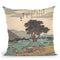 Shono Throw Pillow By Utagawa Hiroshige