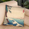 Soshu, Enoshima Iwaya No Zu Throw Pillow By Utagawa Hiroshige