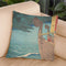 The Takihirine, Oki Province Throw Pillow By Utagawa Hiroshige