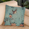 Titmouse And Camellias Throw Pillow By Utagawa Hiroshige