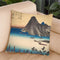 View Of Imaki Point From Maizaka Throw Pillow By Utagawa Hiroshige