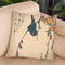 Weeping Cherry And Bluebirdjpeg Throw Pillow By Utagawa Hiroshige