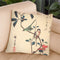 White-Eye And Titmouse On A Camellia Branch Throw Pillow By Utagawa Hiroshige