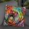 Grizzly Throw Pillow By Dean Russo