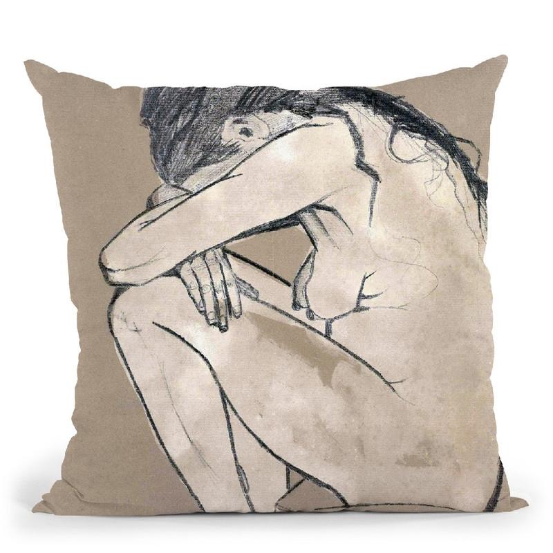 Sorrow (Van Gogh) Throw Pillow By Van Gogh