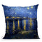 Starry Night Over The Rhone Throw Pillow By Van Gogh