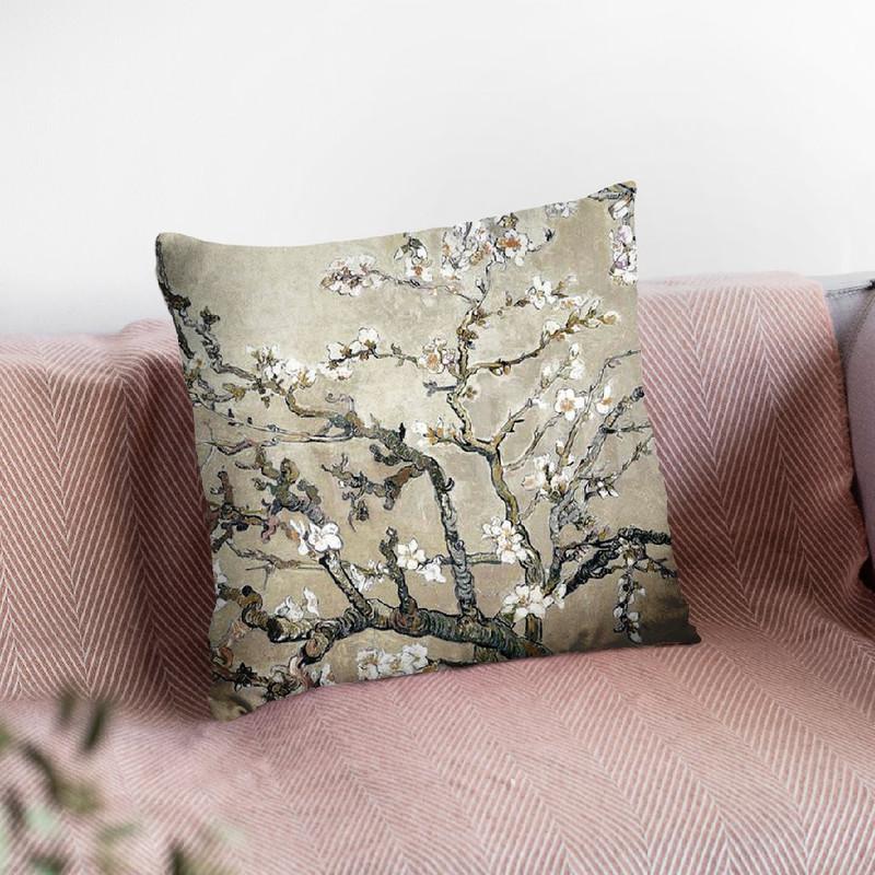 Almond Branches Throw Pillow By Van Gogh