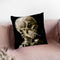 Skul Of A Skeleton Throw Pillow By Van Gogh