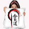 Aikido Brush Kanji Throw Pillow By Cornel Vlad - by all about vibe