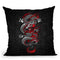 Asian Dragon Duvet Throw Pillow By Cornel Vlad - by all about vibe