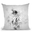 Bee On Flower I Throw Pillow By Cornel Vlad - by all about vibe