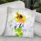 Bee On Flower Throw Pillow By Cornel Vlad - by all about vibe