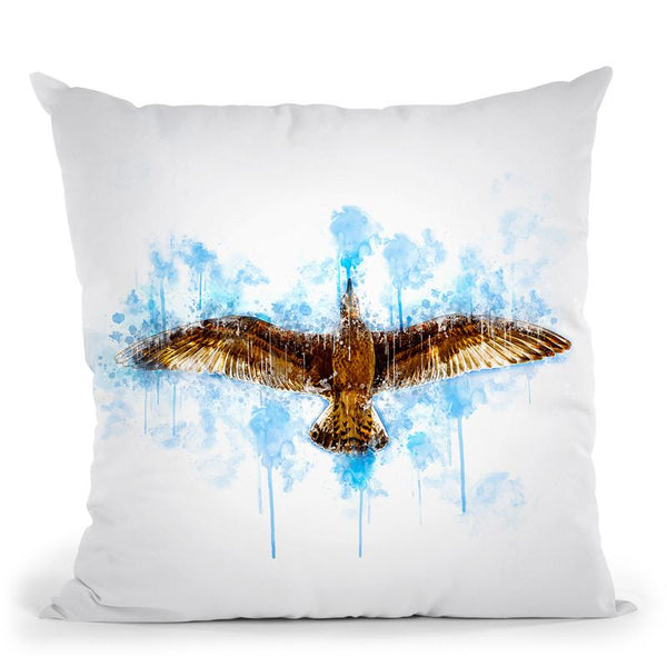 Bird Flying Throw Pillow By Cornel Vlad - by all about vibe