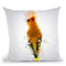 Bohemian Waxwing Throw Pillow By Cornel Vlad - by all about vibe
